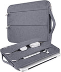 11 11.6 12 Inch Laptop Sleeve Case,Slim Computer Cover Bag Compatible with Macbook Air 11,Mac 12,Surface Pro 9 8 7/Laptop Go 2 3,HP Acer Asus Samsung Chromebook 4,Grey